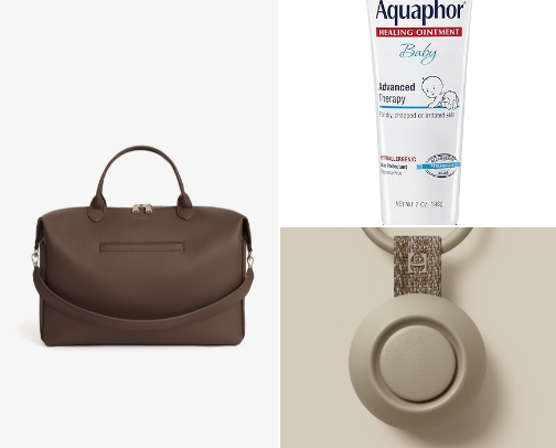 What's in my diaper bag cover photo collage