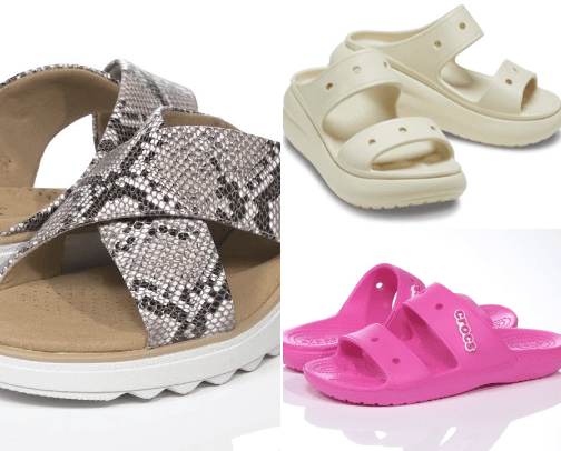 A comfortable selection of footwear for every day cover photo collage