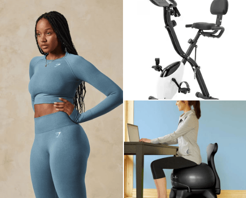 EXERCISE EQUIPMENT AND MORE cover photo collage