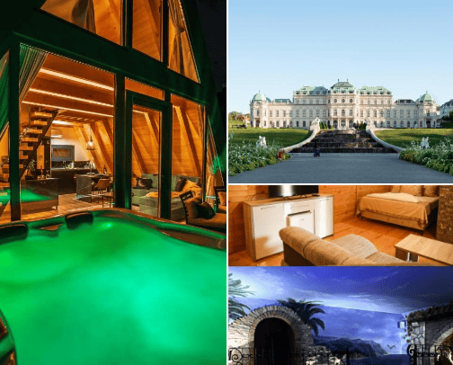 Travel cover photo collage