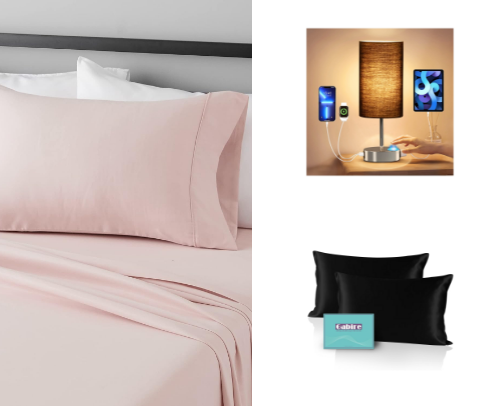 Bed sheet set cover photo collage