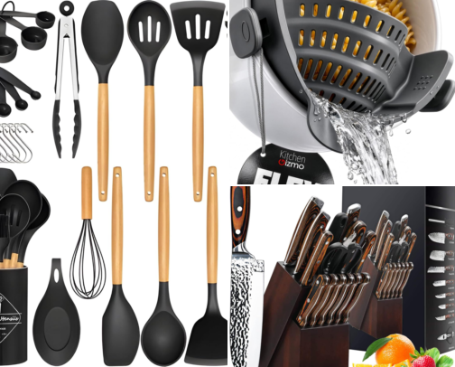 Best Kitchen Essentials for Everyday Cooking & Home Organization cover photo collage