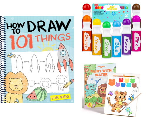 Art Supply for Toddlers and Preschoolers cover photo collage