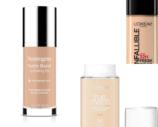 Favorite affordable foundations cover photo collage