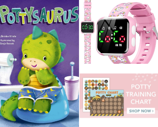 Potty Training Essentials cover photo collage