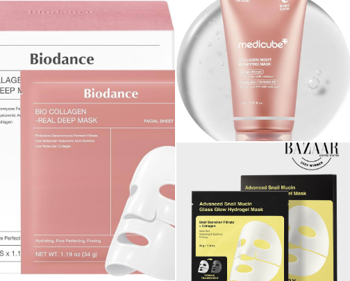 Best collagen night wrapping mast for clear skin cover photo collage