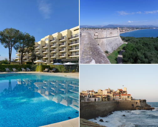 Old-Town Wanders, Historic Forts & Relaxed Riviera Stays Antibes, France cover photo collage