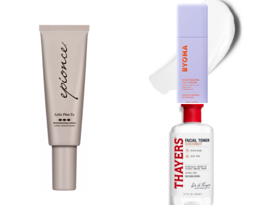 My favorite skincare products 🫧 cover photo collage