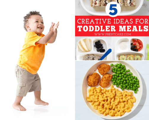 Toddler food prep cover photo collage