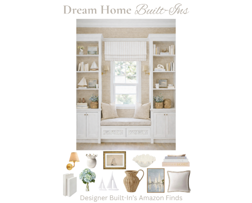 Dream Home Custom Built- In Amazon Decor cover photo collage
