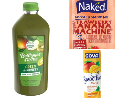 A mix of Healthy drinks, and any kind from my grocery list! cover photo collage