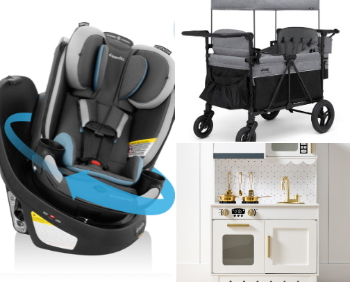 Toddler items cover photo collage