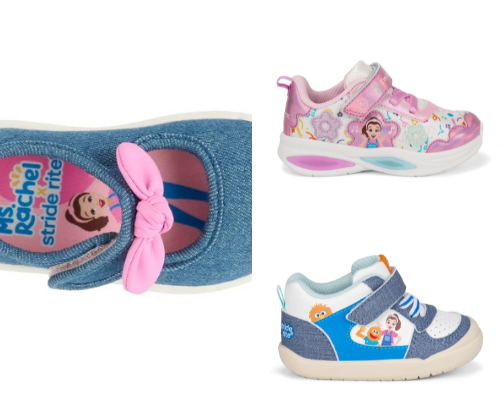 Ms. Rachel x Stride Rite Collab cover photo collage