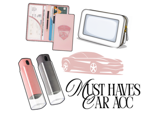 Aesthetic Must-Haves for Your Car as a lux girl cover photo collage