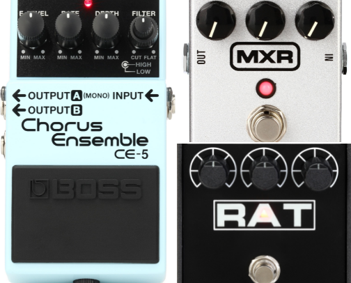My Most-Used Guitar Pedals cover photo collage