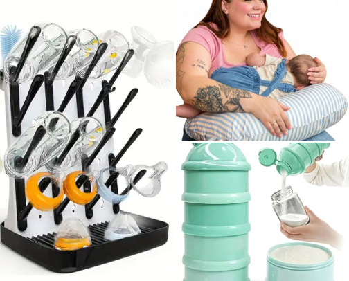 Newborn Baby Feeding Essentials I Actually Used With My Baby cover photo collage