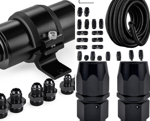 Engine swap parts cover photo collage