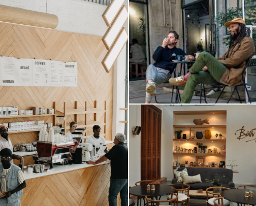 Great Cafe's Around Johannesburg cover photo collage