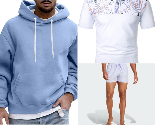 Fashion clothing cover photo collage