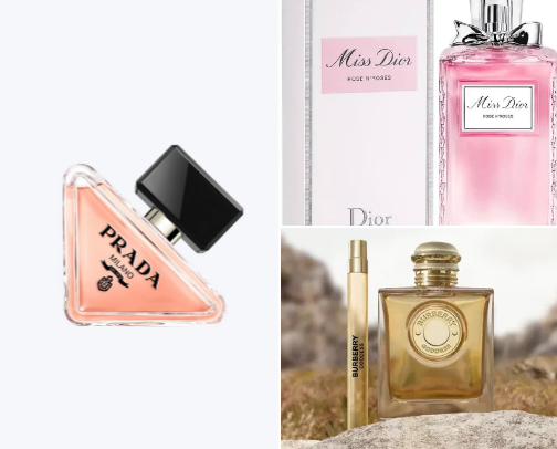 perfumes ✨ cover photo collage