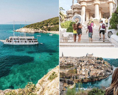 Places to travel in your 20s! cover photo collage