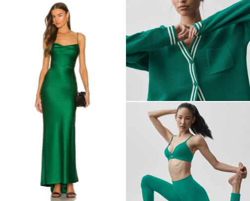 My Favorite Emerald Green Outfits cover photo collage