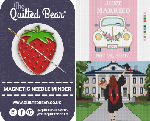 Everything I love as a beginner needlepointer cover photo collage
