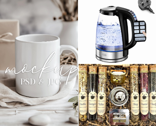 Tea & Coffee Ritual Essentials for Home Comfort cover photo collage