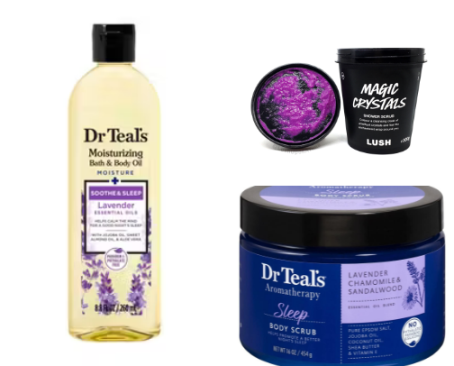 Body care essentials cover photo collage