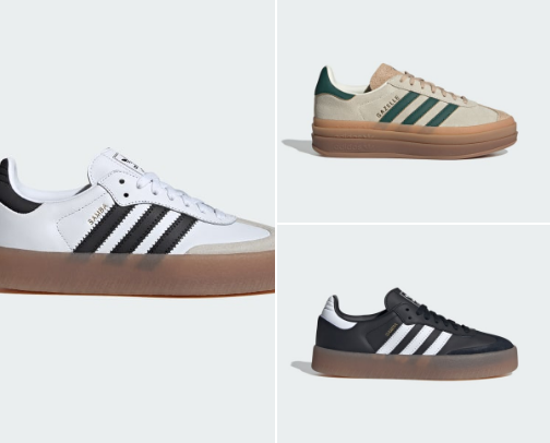 Adidas trendy shoes cover photo collage