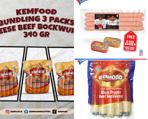 ​🛒 Your Morning Savory Savior Monthly Restock: Favorite Kemfood Products on Blibli cover photo collage