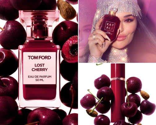 cherry perfumes🍒 cover photo collage