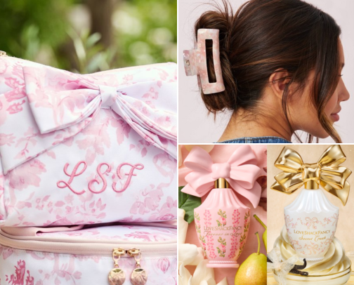 Pink Christmas Gift Guide cover photo collage