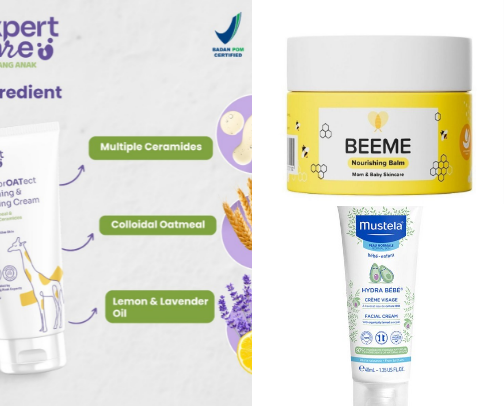 Baby Skincare Mama Loves cover photo collage