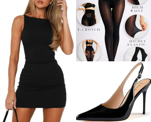 My Chic Vampire Halloween Costume cover photo collage