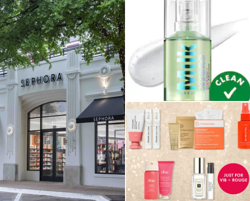 Sephora cosmétique cover photo collage