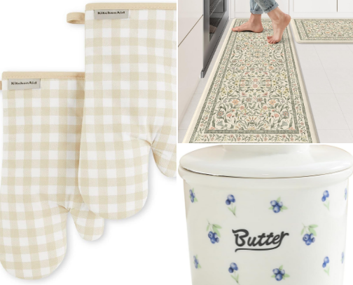 Cottage Core Kitchen Finds cover photo collage