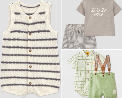 Cutest Baby Clothes from Target cover photo collage