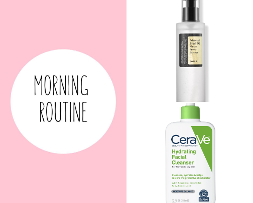 My skincare routine I trust more than the weather forecast😁 cover photo collage