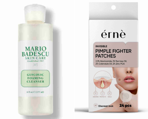 Skincare products🌷🧼 cover photo collage