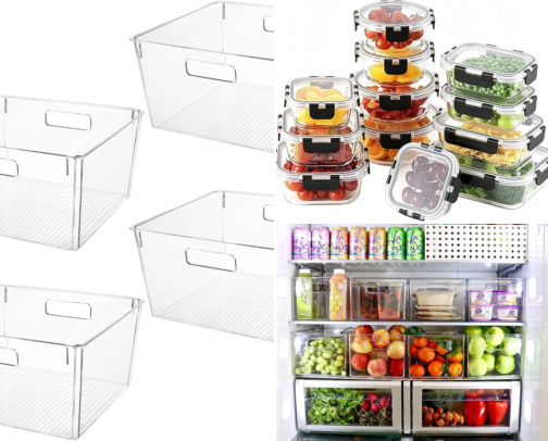 Fridge Organization Tips and Tricks cover photo collage