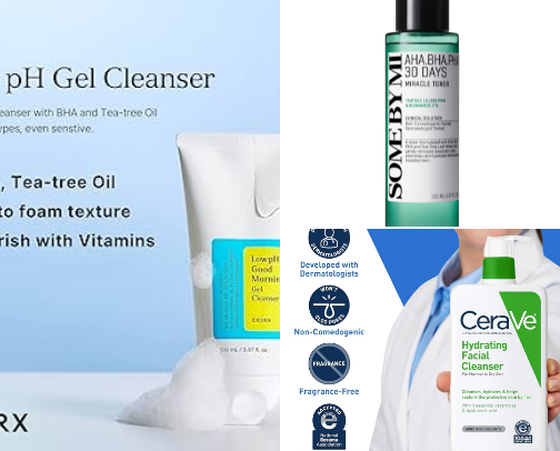 ✨ “The Glass Glow Kit” – Your Path to Radiant, Poreless Skin ✨ cover photo collage