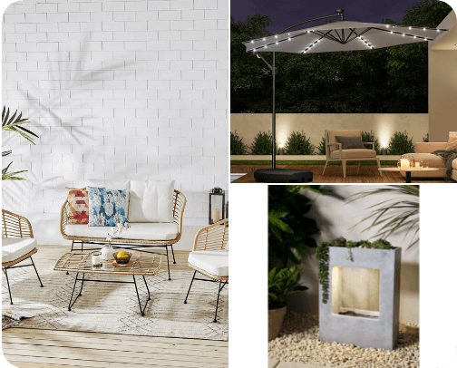 Gorgeous Garden Decor cover photo collage