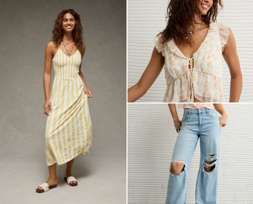 American Eagle cover photo collage