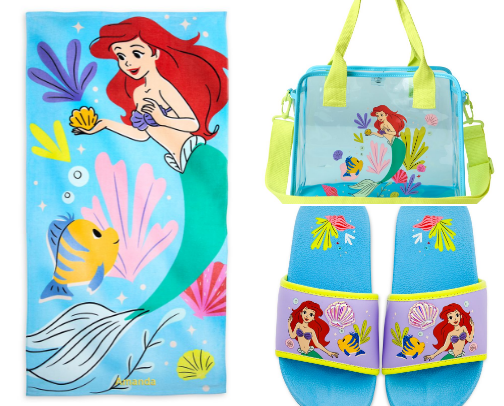 🧜‍♀️ Ariel Beach Towel – The Little Mermaid 🏖️ cover photo collage