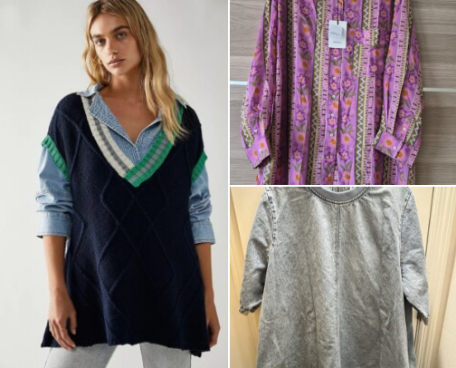 second-hand dressez (large & above) cover photo collage