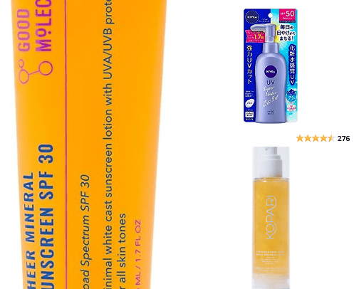 Zero White Cast Quality Sunscreen for Brown Girlies cover photo collage