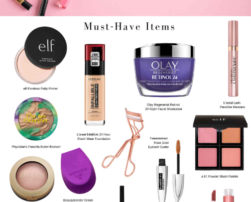 Makeup DS musts💋 cover photo collage