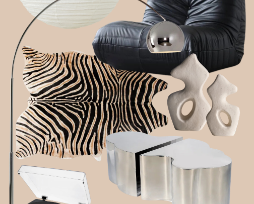 The cool-girl modern apartment wishlist cover photo collage