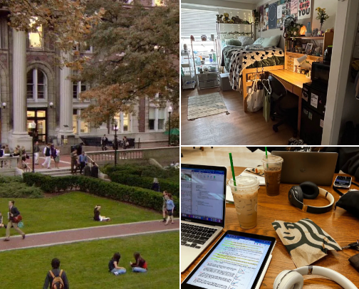My College Bible cover photo collage